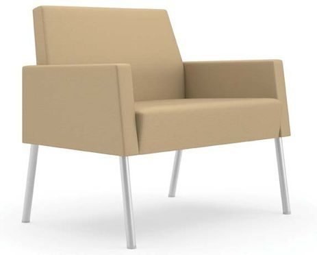 750 lbs Panel Arm Bariatric Lounge Chair in Standard Fabric or Vinyl