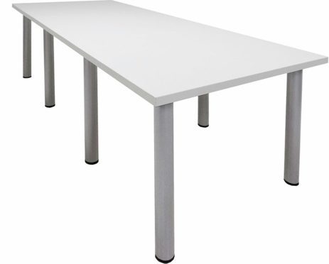 9' x 4' White Conference Table