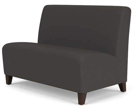Siena Armless Love Seat in Upgrade Fabric or Healthcare Vinyl