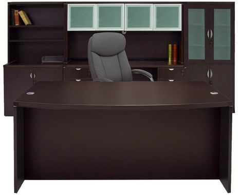 Mocha Office Furniture 6-Piece Set