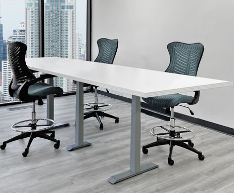 12' x 3' Deluxe Electric Lift Height Adj. Conference Table