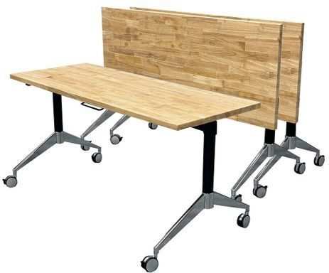 Solid Wood Flip Top Training Tables - 60