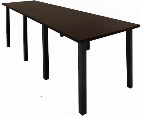 12' x 4' Standing Height Conference Table w/Square Post Legs