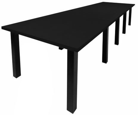 14' x 4' Conference Table w/Square Post Legs