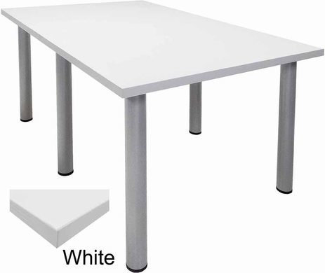 6' x 4' White Conference Table