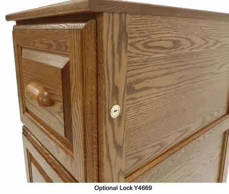 Optional Installed Drawer Lock