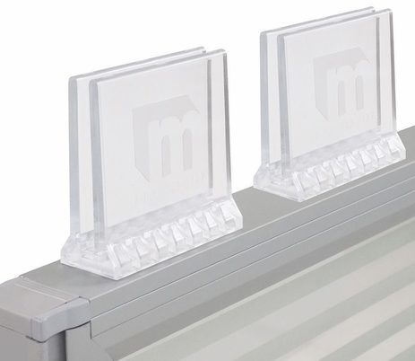 Mountable Polycarbonate Sign Clamps - Set of 2 - IN STOCK!