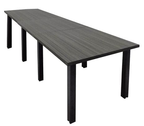 11' x 4' Conference Table w/Square Post Legs