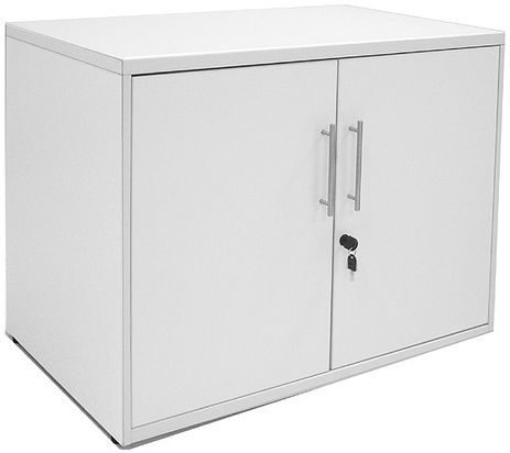 White Two Door Locking Storage Unit