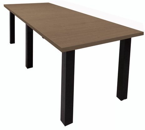 8' x 3' Conference Table w/Square Post Legs