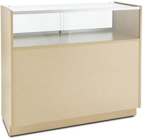 4' Width Front View Merchandise Display Case