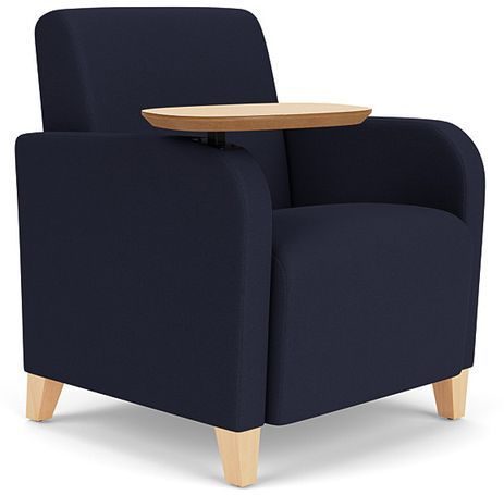 Siena Guest Chair w/ Swivel Tablet in Standard Fabric or Vinyl