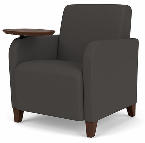 Siena Guest Chair w/ Swivel Tablet in Upgrade Fabric or Healthcare Vinyl