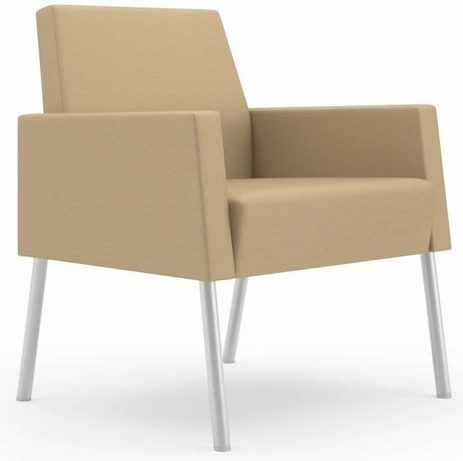 Mystic Lounge Series - Panel Arm Lounge Chair
