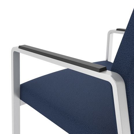 Gansett Chair Black Urethane Armpad Set