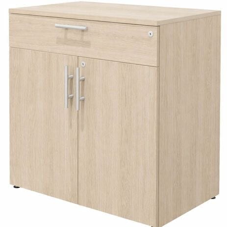 Custom 2-Door Conference Buffet Cabinet w/Bullnose Trim