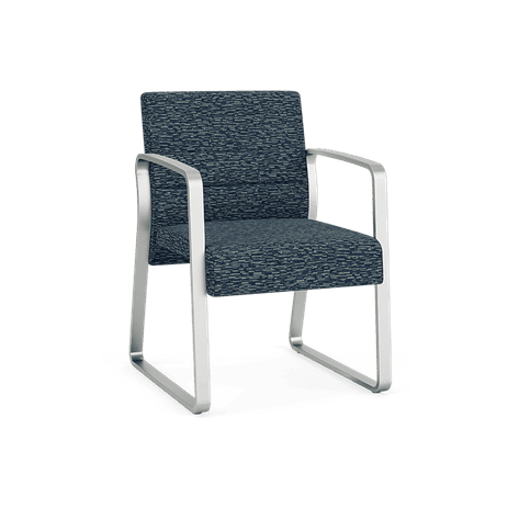 Waterfall 400 lb. Capacity Sled Base Guest Chair in Standard Fabric/Vinyl