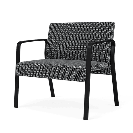 Waterfall 750 lb. Capacity Bariatric Guest Chair in Upgrade Fabric/Healthcare Vinyl