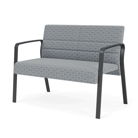 Waterfall 550 lb. Capacity Loveseat in Upgrade Fabric/Healthcare Vinyl