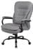400 Lbs. Capacity Gray Polyurethane Big & Tall Executive Chair