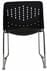 300 lb. Capacity Black Premium Ganging Stacking Chair