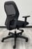 Advanced Elastic Mesh Ergo Chair w/Seat Slide in Black