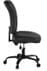 400 Lbs. Capacity Big & Tall Black Fabric Armless Multi-Function Task Chair