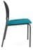 Chat Stackable Armless Guest Chair in Standard Fabric/Vinyl with Poly Backrest