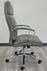 Chrome Classic Padded Leather Office Chair in Fashion Gray