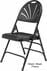 Fan-Back Polypropylene Folding Chair - 480 lb Capacity