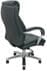 Professional 500 lbs. Capacity Black Leather Desk & Conference Chair w/ 24
