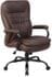400 Lbs. Capacity Brown Bonded Leather Big & Tall Executive Chair