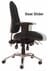 24 Hour Multi-Shift Black Fabric Ergonomic Chair w/Adjustable Sliding Seat Depth - 400 lb. Capacity!