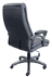 350 lbs. Capacity Big & Tall Faux Leather Executive Chair in Black