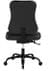 400 Lbs. Capacity Big & Tall Black Fabric Armless Multi-Function Task Chair