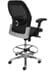 Black Mesh Advanced Ergonomic Ultra Office Stool w/ 25