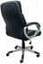 Black Leather Swivel Executive Office Chair