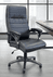 350 lbs. Capacity Big & Tall Faux Leather Executive Chair in Black