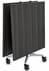 8' Folding Rectangular Conference/Training Table with Locking Rubber Casters