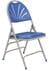 Fan-Back Polypropylene Folding Chair - 480 lb Capacity