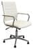 Padded Modern Classic Swivel Guest Chair in Cream Leather - Optional Armrests