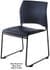 Modern Style Vinyl Padded Stack Chair