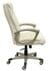 300-Lbs. Capacity High Back Cream Leather Conference Chair