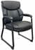 400 Lbs. Capacity Heavy Duty Leather Guest / Reception Chair