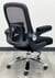 500 Lbs. Capacity Large Person Mesh Desk Chair with Flip Up Arms