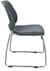 Gray 300 lb. Capacity Premium Padded Ganging Stacking Chair