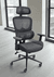 LineaForm Black Ergonomic Mesh Chair with Molded Foam Seat
