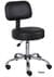 Vinyl Doctor's Stool w/Backrest & 21