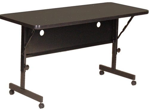 adjustable height flip top table