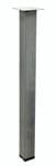 40&quotH Square Metal Table Leg with Acid Wash Finish - Single Leg